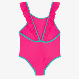 Billieblush-Розовый купальник с рюшами | Childrensalon Outlet