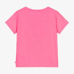 Billieblush-Girls Pink Seahorse T-Shirt | Childrensalon Outlet
