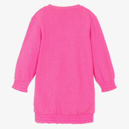 Billieblush-Girls Pink Sequin Heart Sweatshirt Dress | Childrensalon Outlet