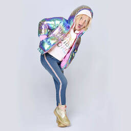 Billieblush-Girls Pink Sequin Hoodie | Childrensalon Outlet