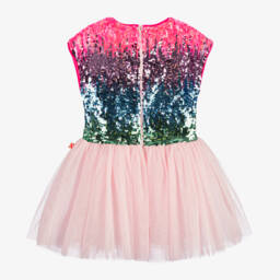 Billieblush-Girls Pink Sequin Party Dress | Childrensalon Outlet