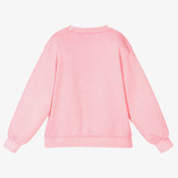 Billieblush-Girls Pink Sequin Pineapple Sweatshirt | Childrensalon Outlet