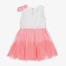 Billieblush-Girls Pink Sequinned Flower Dress | Childrensalon Outlet