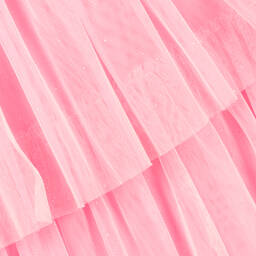 Billieblush-Розовое платье из тюля с бабочкой из пайеток | Childrensalon Outlet