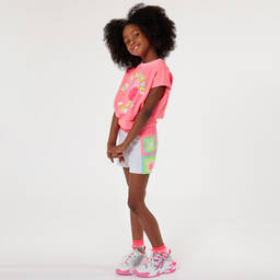 Billieblush-Girls Pink Slip-Over Sweatshirt | Childrensalon Outlet