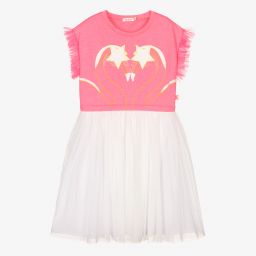 Billieblush Robe jaune et rose Fille Childrensalon Outlet