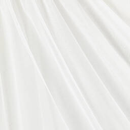 Billieblush-فستان تول لون أبيض وزهري نيون مزين بترتر | Childrensalon Outlet