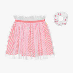 Billieblush-Girls Pink & White Tulle Tutu Skirt | Childrensalon Outlet