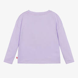 Billieblush-Girls Purple Cotton Butterfly Top | Childrensalon Outlet
