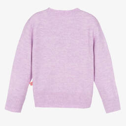 بيلي بلاش-كنزة محبوكة لون بنفسجي للبنات | Childrensalon Outlet