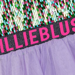 Billieblush-Girls Purple Tulle and Sequin Dress | Childrensalon Outlet