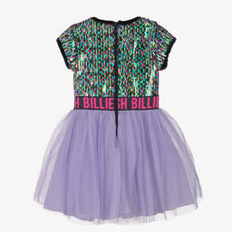 Billieblush-Girls Purple Tulle and Sequin Dress | Childrensalon Outlet