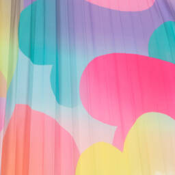 Billieblush-Girls Rainbow Heart Chiffon Frock | Childrensalon Outlet