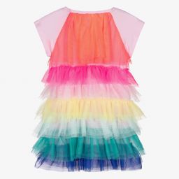 Billieblush-Girls Rainbow Ruffle Dress | Childrensalon Outlet