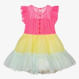Billieblush-Платье радужной расцветки из тюля для девочек | Childrensalon Outlet
