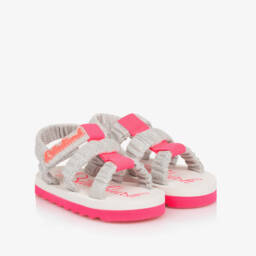 Billieblush-Girls Shimmering Mesh Summer Sandals | Childrensalon Outlet