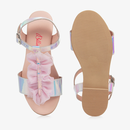 Billieblush-Girls Silver Sandals | Childrensalon Outlet