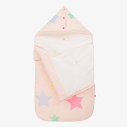 Billieblush-Girls Soft Pink Cotton Star Cocoon | Childrensalon Outlet