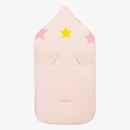 Billieblush-Girls Soft Pink Cotton Star Cocoon | Childrensalon Outlet
