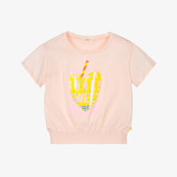 Billieblush-Мягкая розовая футболка с графикой для девочек | Childrensalon Outlet