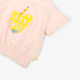 Billieblush-Мягкая розовая футболка с графикой для девочек | Childrensalon Outlet