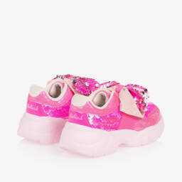 Billieblush-Girls Sparkle Pink Patent Trainers | Childrensalon Outlet