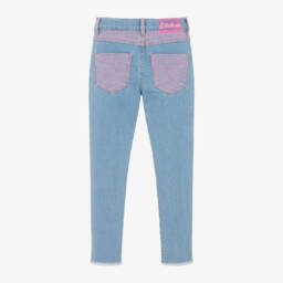 Billieblush-Girls Sparkling Denim Love Trousers | Childrensalon Outlet