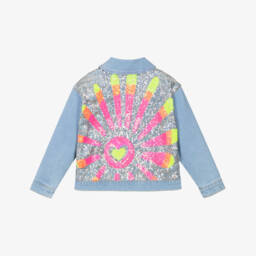 Billieblush-Girls Sparkling Denim Sunshine Jacket | Childrensalon Outlet