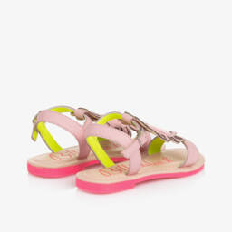 Billieblush-Girls Sparkling Pink Heart Sandals | Childrensalon Outlet