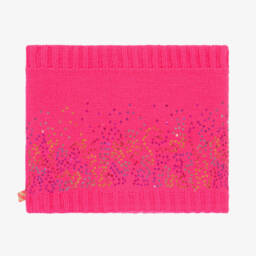 Billieblush-Girls Sparkling Pink Knit Snood | Childrensalon Outlet