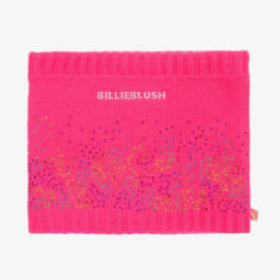 Billieblush-Girls Sparkling Pink Knit Snood | Childrensalon Outlet