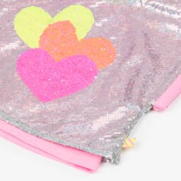 Billieblush-Girls Sparkling Pink & Silver Tee | Childrensalon Outlet