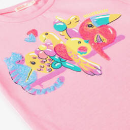 Billieblush-Girls Sparkling Pink Tee Delight | Childrensalon Outlet