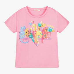 Billieblush-Girls Sparkling Pink Tee Delight | Childrensalon Outlet