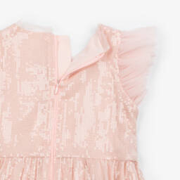 Billieblush-Girls Sparkling Pink Tulle Gown | Childrensalon Outlet