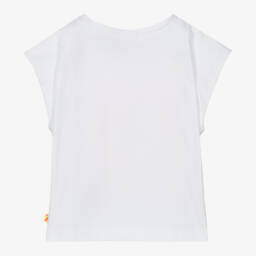 Billieblush-Girls Sparkling White Graphic Tee | Childrensalon Outlet