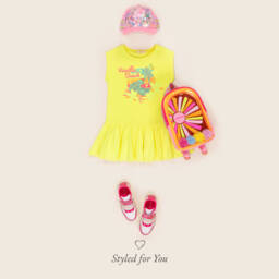 Billieblush-Girls Sunny Cotton Sparkle Dress | Childrensalon Outlet