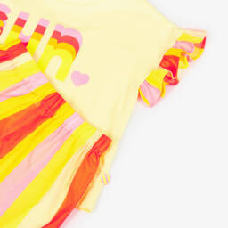 Billieblush-Girls Sunny Tee & Striped Shorts Ensemble | Childrensalon Outlet
