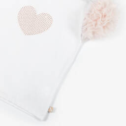 Billieblush-Топ с отделкой из тюля розовый и белый для девочек | Childrensalon Outlet