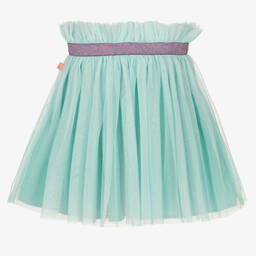 Billieblush-تنورة توتو تول لون أزرق تركواز | Childrensalon Outlet