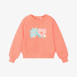 Billieblush-Яркий оранжевый хлопковый джемпер для девочек | Childrensalon Outlet