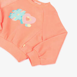 Billieblush-Яркий оранжевый хлопковый джемпер для девочек | Childrensalon Outlet