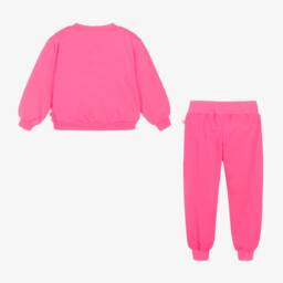 Billieblush-Girls Vibrant Pink Jogger Set | Childrensalon Outlet