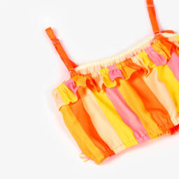 Billieblush-Girls Vibrant Ruffle Strap Top | Childrensalon Outlet