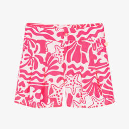 Billieblush-Girls Vibrant Shell Patterned Shorts | Childrensalon Outlet