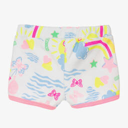 Billieblush-شورت قطن لون أبيض للبنات | Childrensalon Outlet