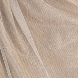 Billieblush-Girls White & Gold Sparkle Mesh Skirt | Childrensalon Outlet