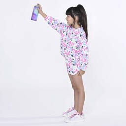 Billieblush-Girls White Graffiti Tracksuit | Childrensalon Outlet