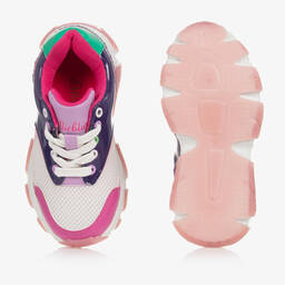Billieblush-Girls White Multicoloured Chunky Trainers | Childrensalon Outlet
