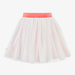 Billieblush-Girls White Sequin & Glitter Tulle Skirt | Childrensalon Outlet